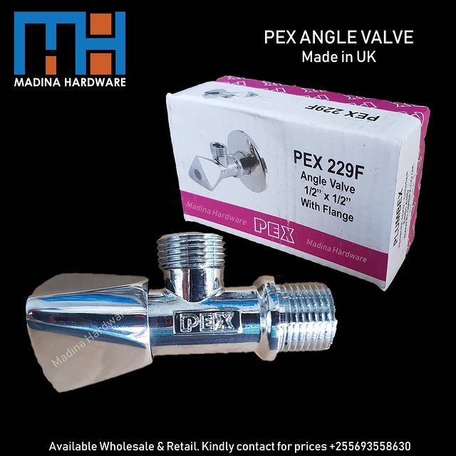 Takeer - Pex Angle Valve 1/2" x 1/2"
Ipo jumla na reja reja
Kuuliza ni bure
Karibuni Sana
Get quality products at affordable prices only at Madina Hardware....