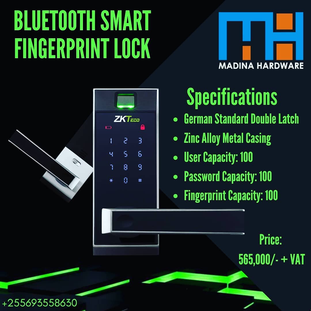 Takeer - BLUETOOTH SMART FINGERPRINT LOCK

Unlock your door with 4 different ways
✓ PASSCODE
✓ FINGERPRINT
✓ SMARTPHONE
✓ KEY

USES 4 AA BATTERIES THAT WILL...