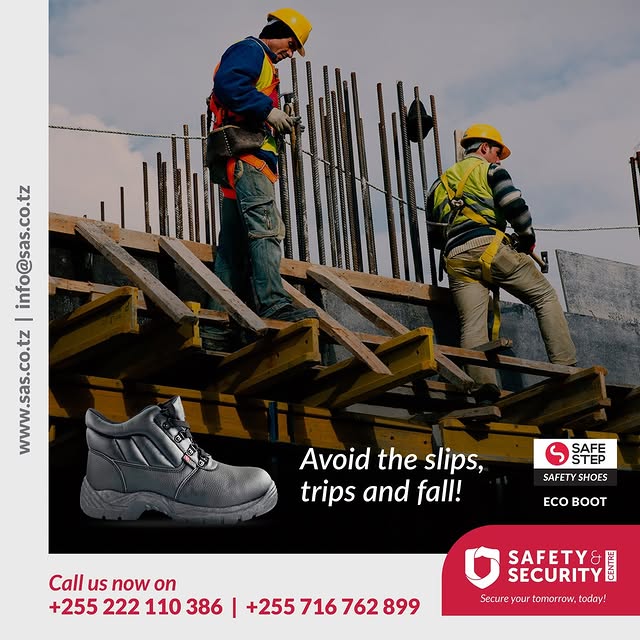 Takeer - The slip/acid resistant soles and steel fixtures within the shoe will help you prevent hazardous falls! 
.
.
.
                      