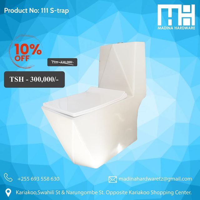 Takeer - 10% OFF!!

European S- Type Toilet

Get modern and high quality products for your bathrooms.

Delivery can also be arranged.

Kindly feel free to c...