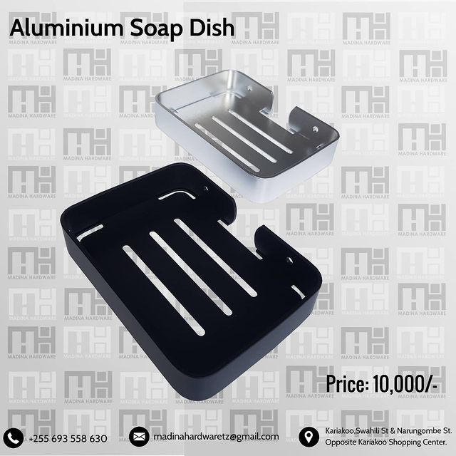 Takeer - SOAP DISH
HEAVY DUTY ALUMINIUM MATERIAL (NON-RUST)

PRICE: 10,000/- 

Available in WHOLESALE & RETAIL

Kindly feel free to contact us regarding any...