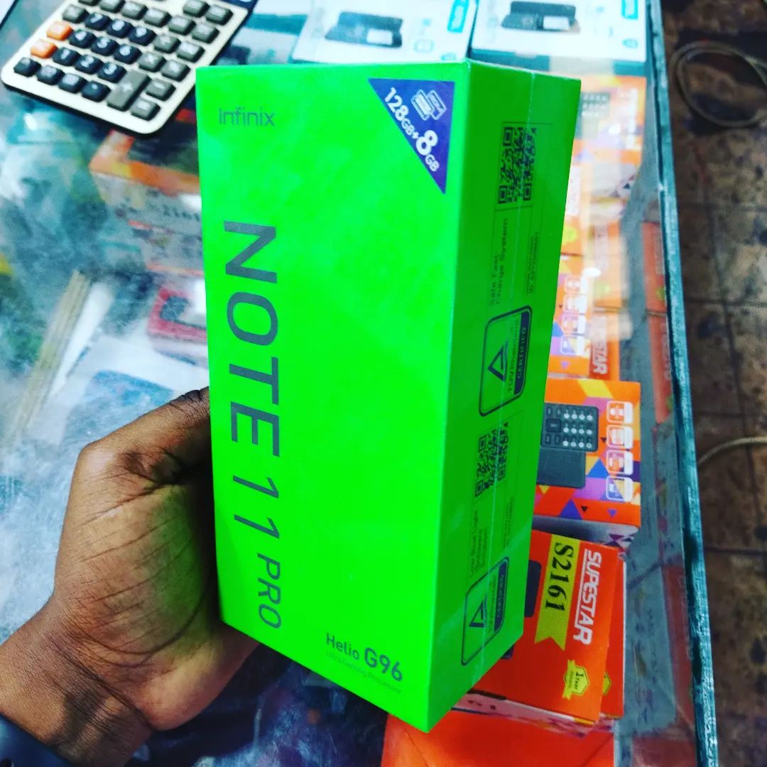 Takeer - Infinix Note 11 Pro Inapatikana Gulioni. 

RAM 8 GB 
STORAGE 128 GB 

BEI: TSH. 580,000/=

Battery mAh = 5000

           