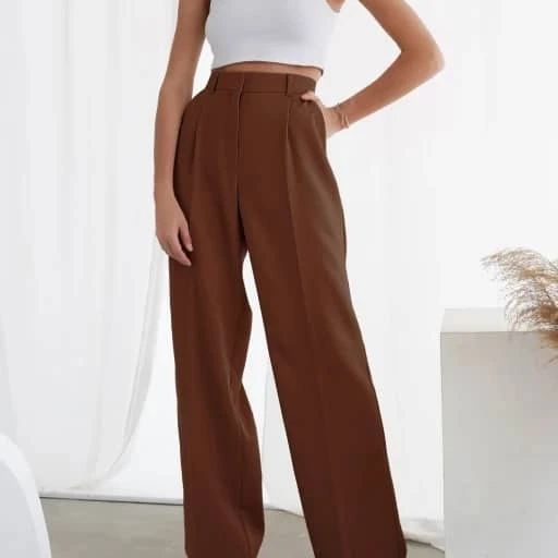 Takeer - High-waisted trousers restocked 
Colors:brown and green
Size:S-L
Price:Tsh 45,000