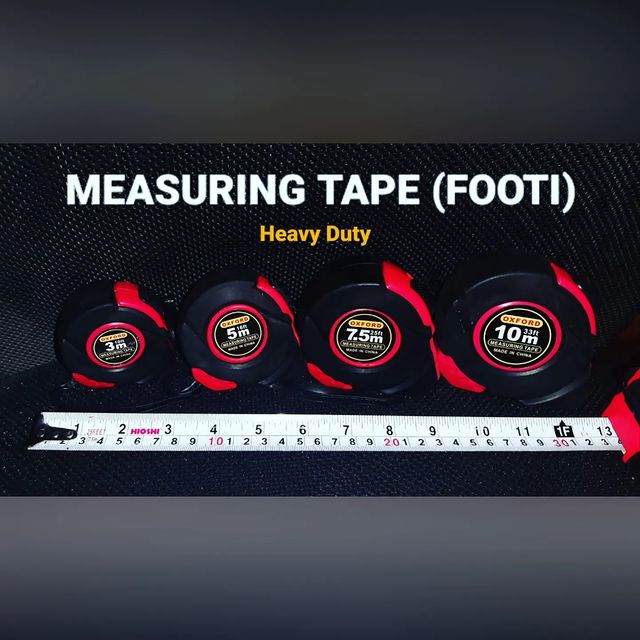 Takeer - Measuring Tape FOOTI heavy duty 
Saiz zote zipo!!