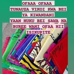 Takeer - * ILE FURSA PENDWA KABISA YA VIKOI IMEFIKA DUKANI

💥VIKOI HAVICHUJI WALA KUPAUKA WALA KUTOA VIUPELE

💥KIKOI NI KIKUBWA MITA 2

💥KIKOI UNAWEZA KU...