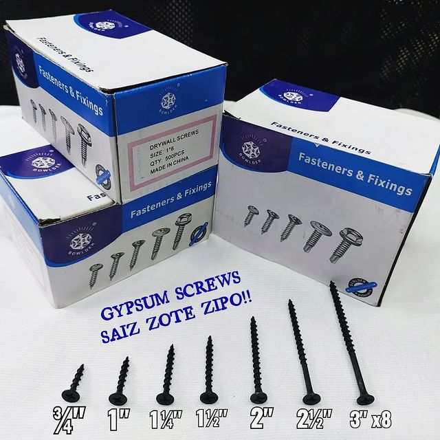 Takeer - Gyspum Screws // Drywall Screws.
              