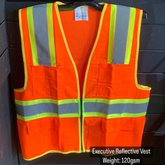 Takeer - New Arrivals🚢🚧🚧
Category: Work Uniform 
Type: Executive Reflective Vest
Color: Orange 
Design : Back Ventilation 
Available in bulk

Call us now...