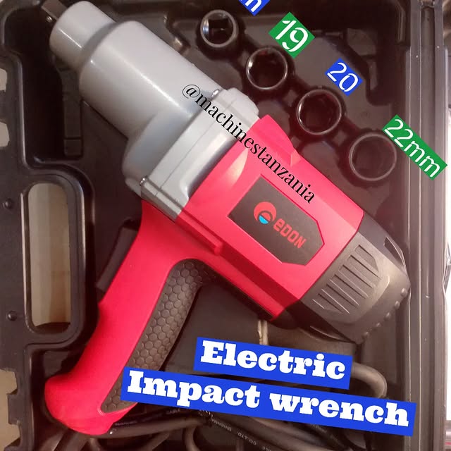 Takeer - Electric impact wrech, kama jina linavyosema hii ni mashine ya kutumia umeme inaweza kutumika garage kufungua tairi za gari au matumizi yoyote ya k...