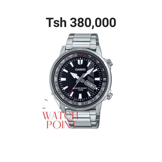 Takeer - Casio 
Tsh 380,000
Original By Casio - 2 Years international Warranty

• Stainless Steel Band
• 100-meter water resistance
• Mineral Glass
• Direct...