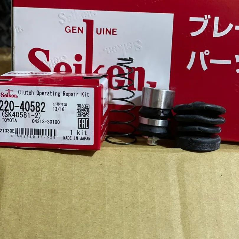 Takeer - *SEIKEN*
Clutch master repair kit available on shop
*Seiken* Sk 40283(30054)
*Seiken* Sk40582(30100)
*Seiken* Sk17912(20050)
*Seiken* Sk44311(12060)