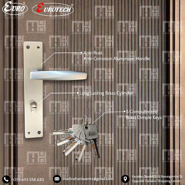 Takeer - EURO HIGH QUALITY MORTISE LOCKSET

Available Wholesale and Retail

Kindly Call/Whatsapp on for more information.