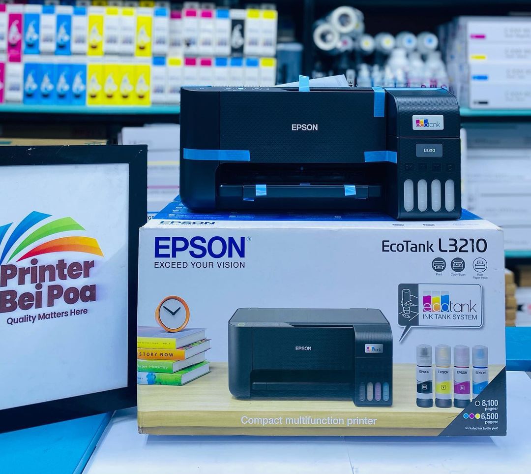 Takeer - EPSON L3210 🖨️ zinapatikana kwa bei za Jumla.
✅Print / Copy / Scan 
✅Black & Colour 
_____________________________
Contact us now for your order �...