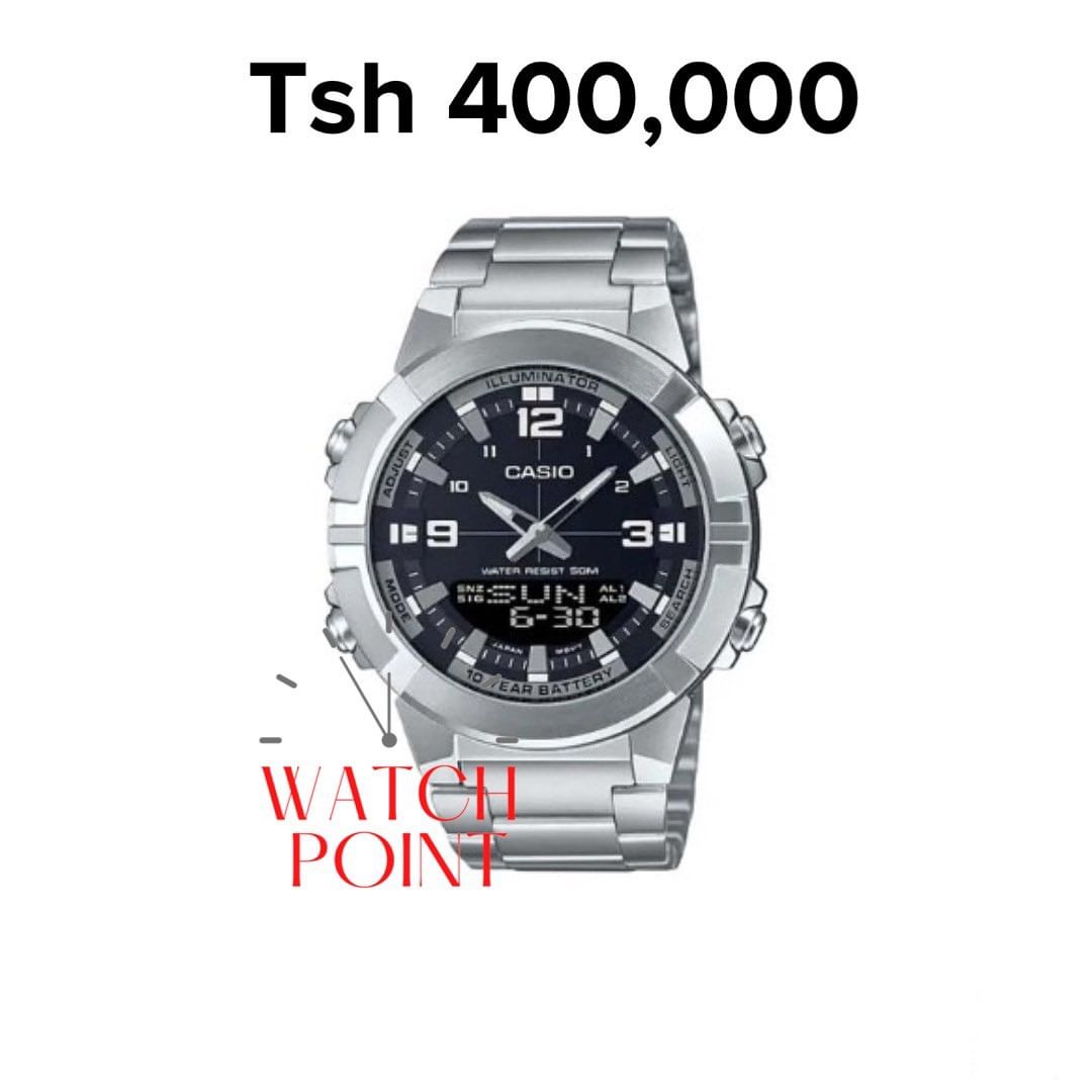 Takeer - Casio
Tzs 330,000 - 400,000
Original By Casio 2 Years international Warranty

• stainless steel Band
• 50 meters Water Resistant
• Mineral Glass
• ...