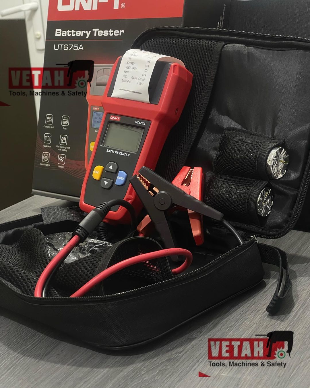 Takeer - Battery Tester UT675A available !

UT673A/UT675A battery testers can be used to analyze the battery health of automobile batteries, suitable for ba...