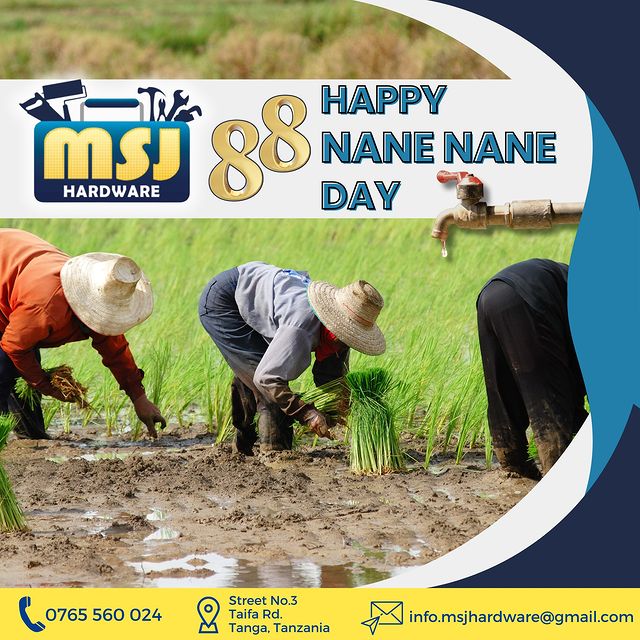 Takeer - Happy Nane Nane Day, Tanzania! 🇹🇿🌾 Today, we celebrate our hardworking farmers and their incredible contributions to our nation's prosperity.

    