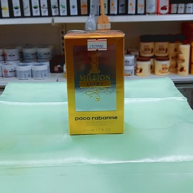 Takeer - 1 MILLION LUCKY BY PACO RABANNE
EUD DE TOILETTE

IT IS CAPTIVATING AND PULSATING SCENT FOR MEN.

PRICE: 250,000

AVAILABLE .h.amonenterprises .h.am...