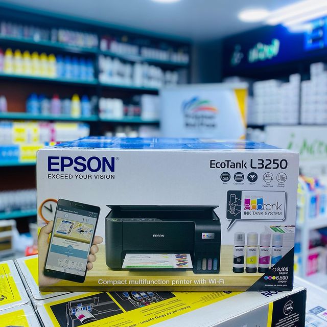 Takeer - EPSON L3250 🖨️ zinapatikana kwa bei za Jumla.
✅Print / Copy / Scan / Wireless 
✅Black & Colour 
_____________________________
Contact us now for y...