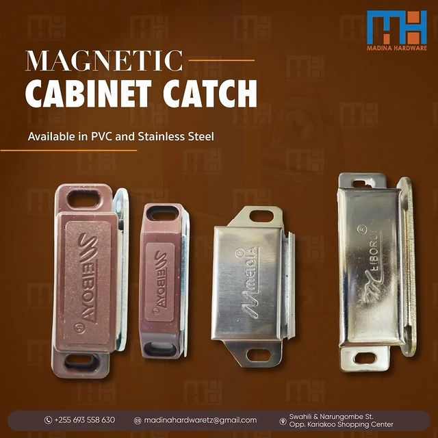 Takeer - MAGNETIC CABINET CATCH

Available in PVC and in Stainless Steel 

Contact us for more information:

📞 : 
Get quality products at affordable prices...