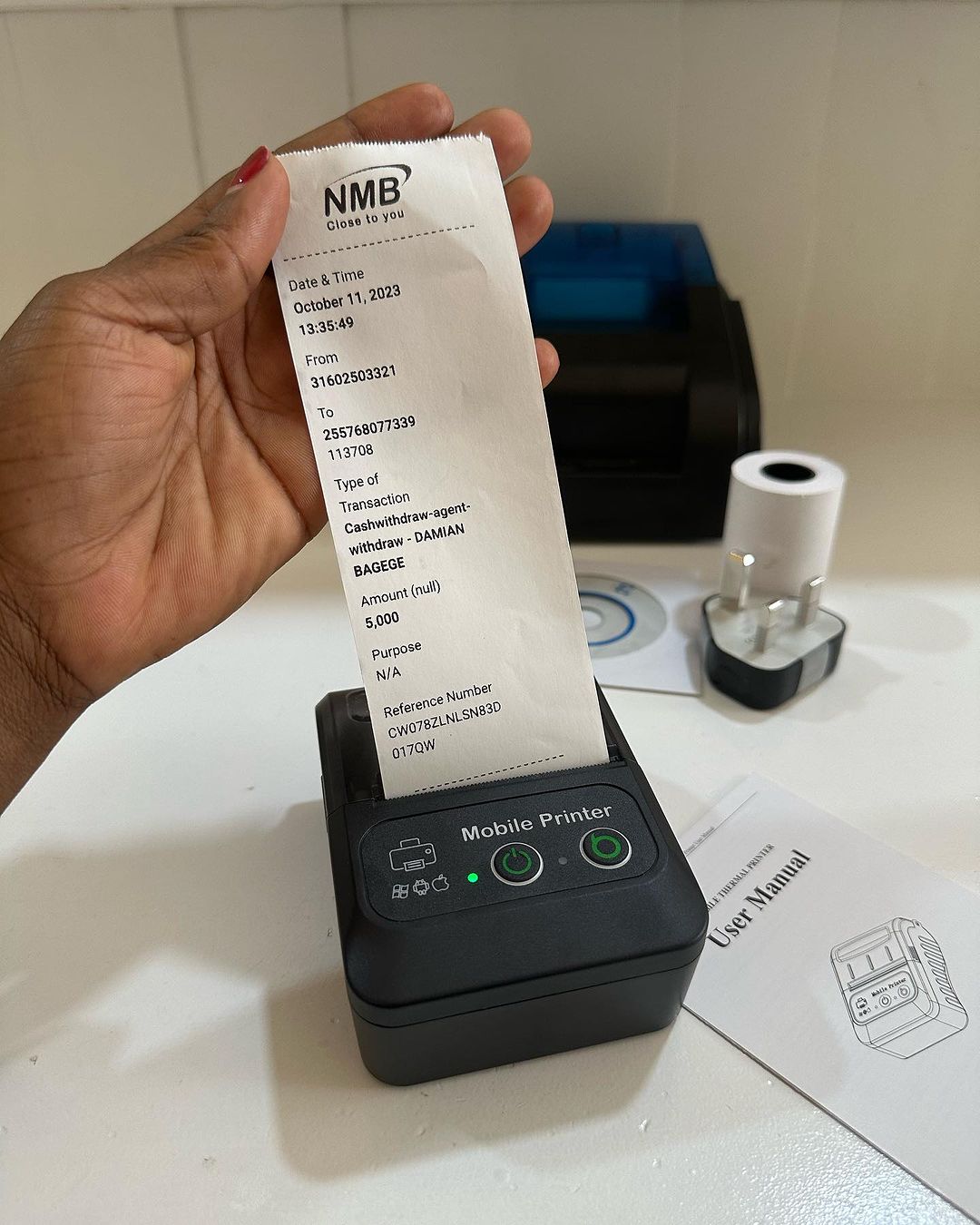 Takeer - Bluetooth Thermal Printer 
SUPPORT CRDB BANKRECEIPT
SUPPORT EQUITY BANKRECEIPT
SUPPORT AMANA BANK RECEIPT
SUPPORT NMB BANK RECEIPT
SUPPORT TRA RECE...