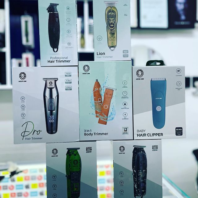 Takeer - Green Lion Hair trimmer Available in different models and sizes….

Call/WhatsApp: 
📍Lumumba street,sweetcorner Plaza

 
 
