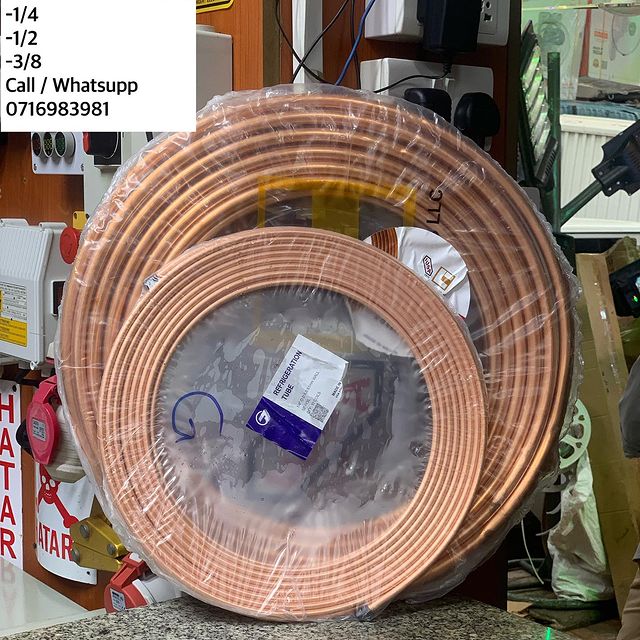 Takeer - COPPER PIPES AVAILABLE 

1/4"
1/2"
3/8"

Pure Copper 

NZITO / IMESHIBA NA INAUJAZO MKUBWA

KWA MAWASILIANO / FOR ENQUIRERS 

CALL/Whatsupp: 
TUNAP...