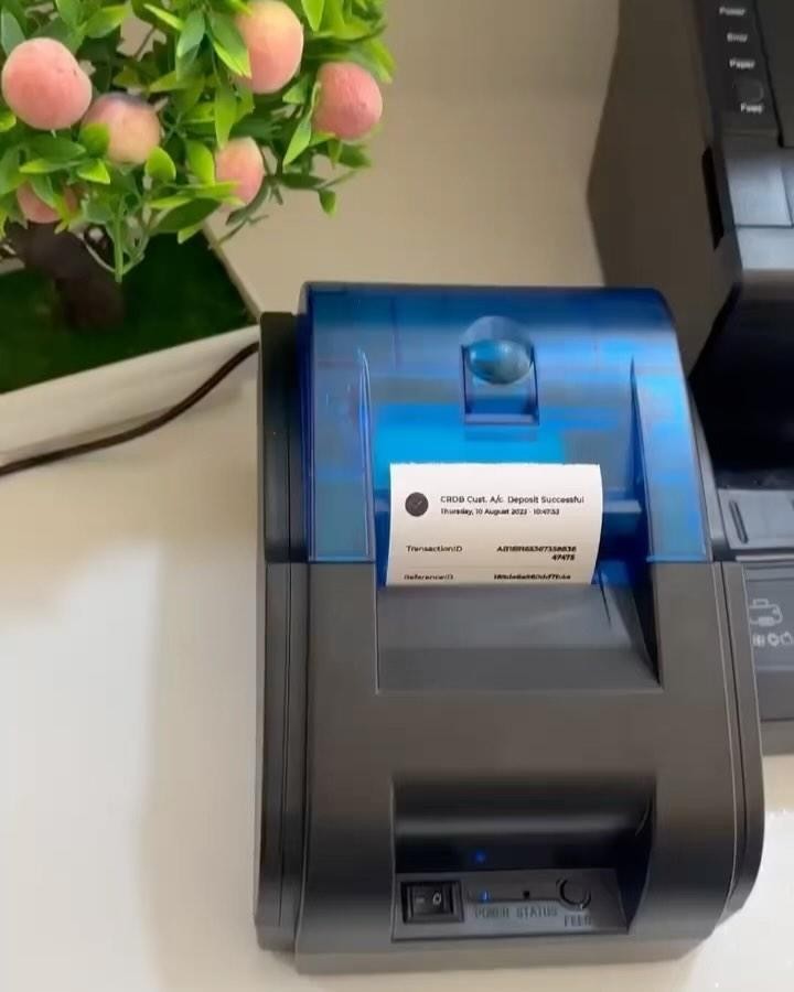 Takeer - Bluetooth Receipt Thermal Printer.

Inauwezo wa kutoa Risiti za Bank zote,TRA receipt,Bus ticket,cargo receipt,Invoice,na document nyinginezo zenye...