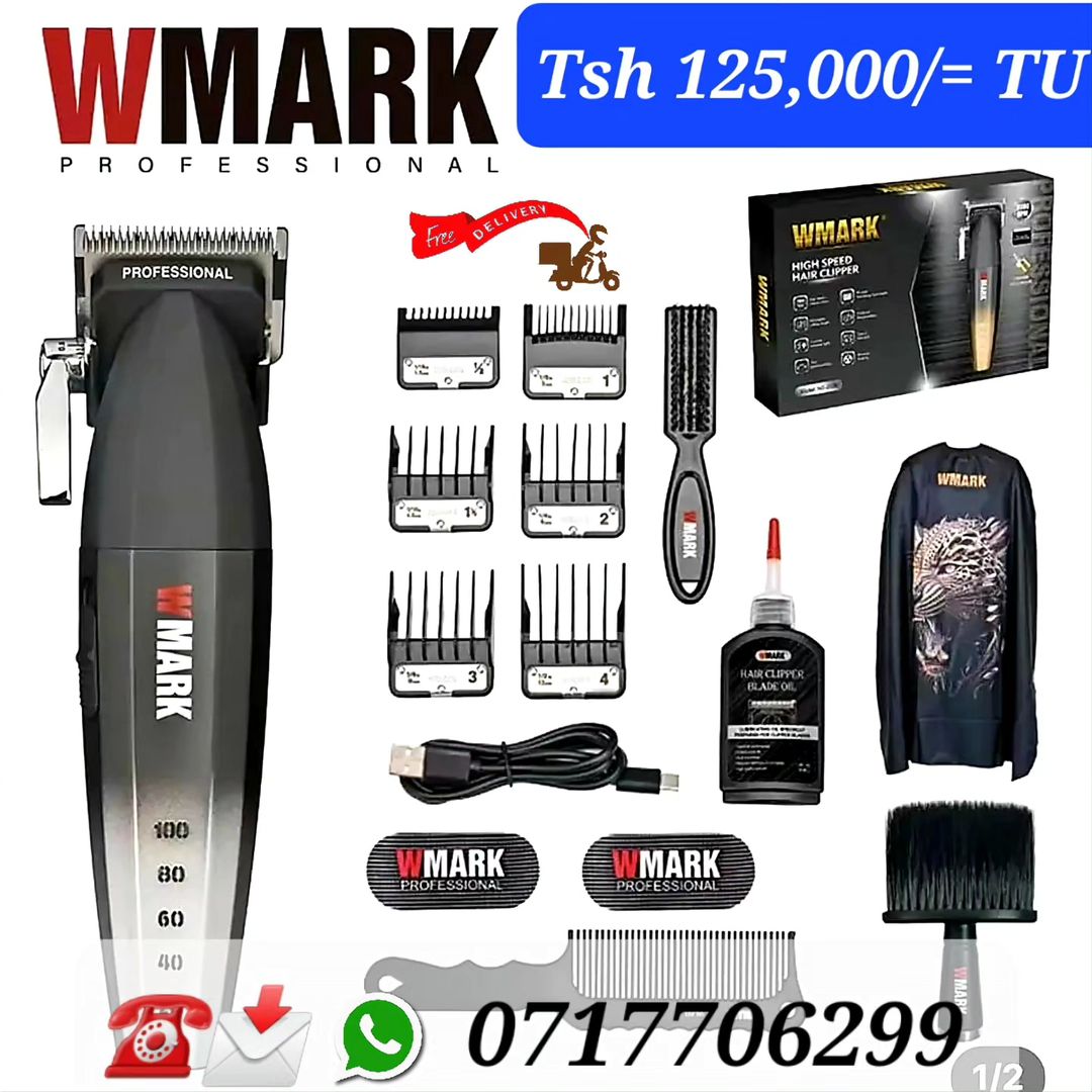 Takeer - 🙏(OUT OF STOCK)🙏Mzigo umeisha mpka badae

WMARK 2038 NEW MODEL HEAVY-DUTY HIGH QUALITY WIRELESS SHAVING MACHINE OG TSH 125,000/=TU.. ONE OF THE B...