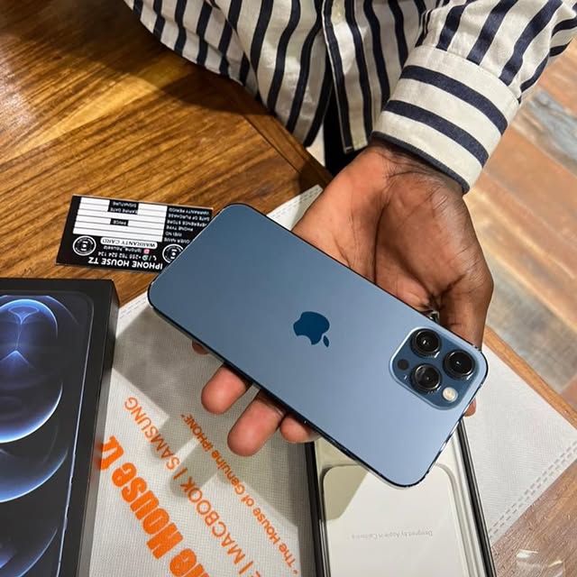 Takeer - Get Your Brand new iphone 12 pro max 128gb for just 1,650,000/= tshs , TRA STOCK
.
Warranty = 2 Years
.
☎️Calls/Whatsapp)
.
▪️Full Boxed And Sealed...