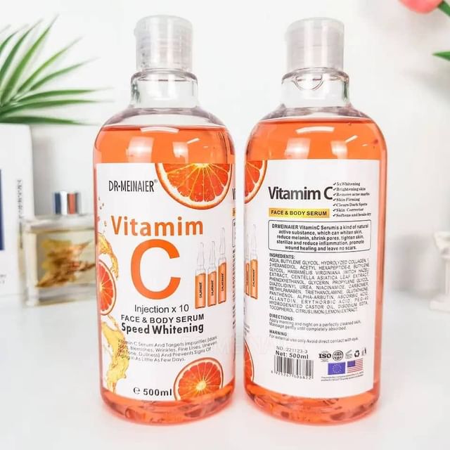 Takeer - DR.MEINAIER VITAMIN C FACE AND BODY SPEED WHITENING SERUM TSH 11,000👌🔥serum ya kutakatisha ngozi👌🔥USAFIRI FREE ZNZ TO DAR👌🔥