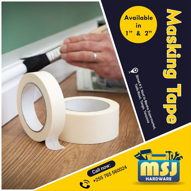 Takeer - Masking Tape inatumika kufunika kwa muda mfupi rangi, kurekebisha vifaa, kuunganisha, kushikilia, kufunga, na matumizi mengine.
          