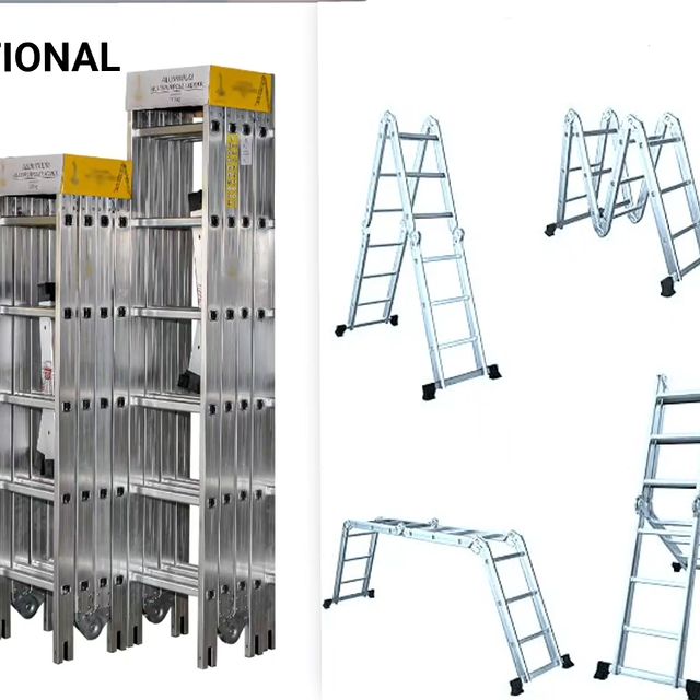 Takeer - Safety Multifunctional Folding Aluminum Ladder (Ngazi)
              