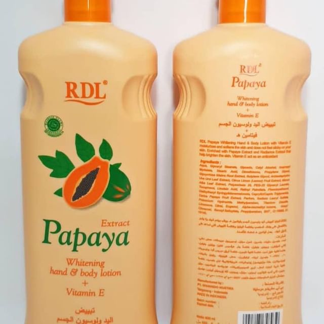 Takeer - RDL PAPAYA WHITENING BODY LOTION OG TSH 13,000👌🔥Usafir free znz to dar 👌🔥