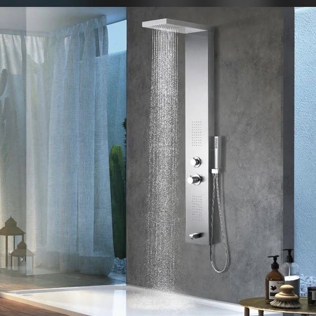 Takeer - Shower panels Mixture hot and cold high quality Alluminium matirial 
  Ni nzuri hata kwa maji chumvi karibuni sana  
Bei 350,000 tu 
Call 📞 or 🤗
...