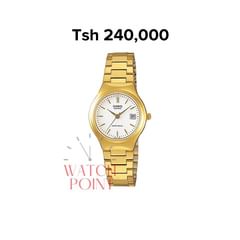 Takeer - CASIO LADIES
Tzs 230,000 - 240,000
Original By Casio 2 Years international Warranty

• Stainless Steel Band
• 50 meters Water Resistant
• Mineral G...