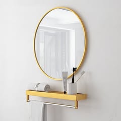Takeer - Mirror 🪞 Gold round shape so beautiful 😍 
120,000 complete with shelf 
Contact or Location kariakoo Gerezani’s 
We do delivery 🚚 your welcome 🤗 