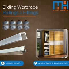 Takeer - Sliding Wardrobe Rail and Fittings

Available Wholesale and Retail

📞  

Kindly feel free to contact us regarding any other items that you wish to...