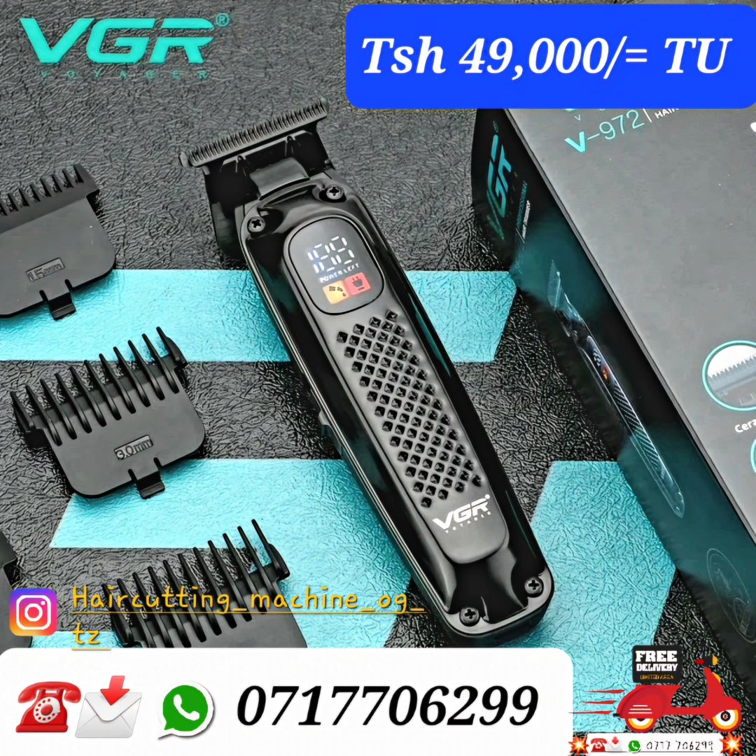 Takeer - VGR SUPER HAIR TRIMMER OG !!!
 MASHINE MAALAMU YA KUNYOA NDEVU,NYWELE NA KUCHONGA vizuri Kwa Tsh. 49,000/= TU
✅INANYOA Ndevu na kipara vizuri
✅Inac...