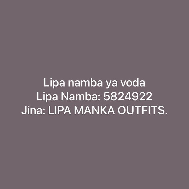 Takeer - Namba yakutoa order Unalia unapata mzigo wako 
Karibuni sana maboss zangu 
We do safe delivery everywhere 
Tupo kariakoo, Dar es Salaam, Tanzania