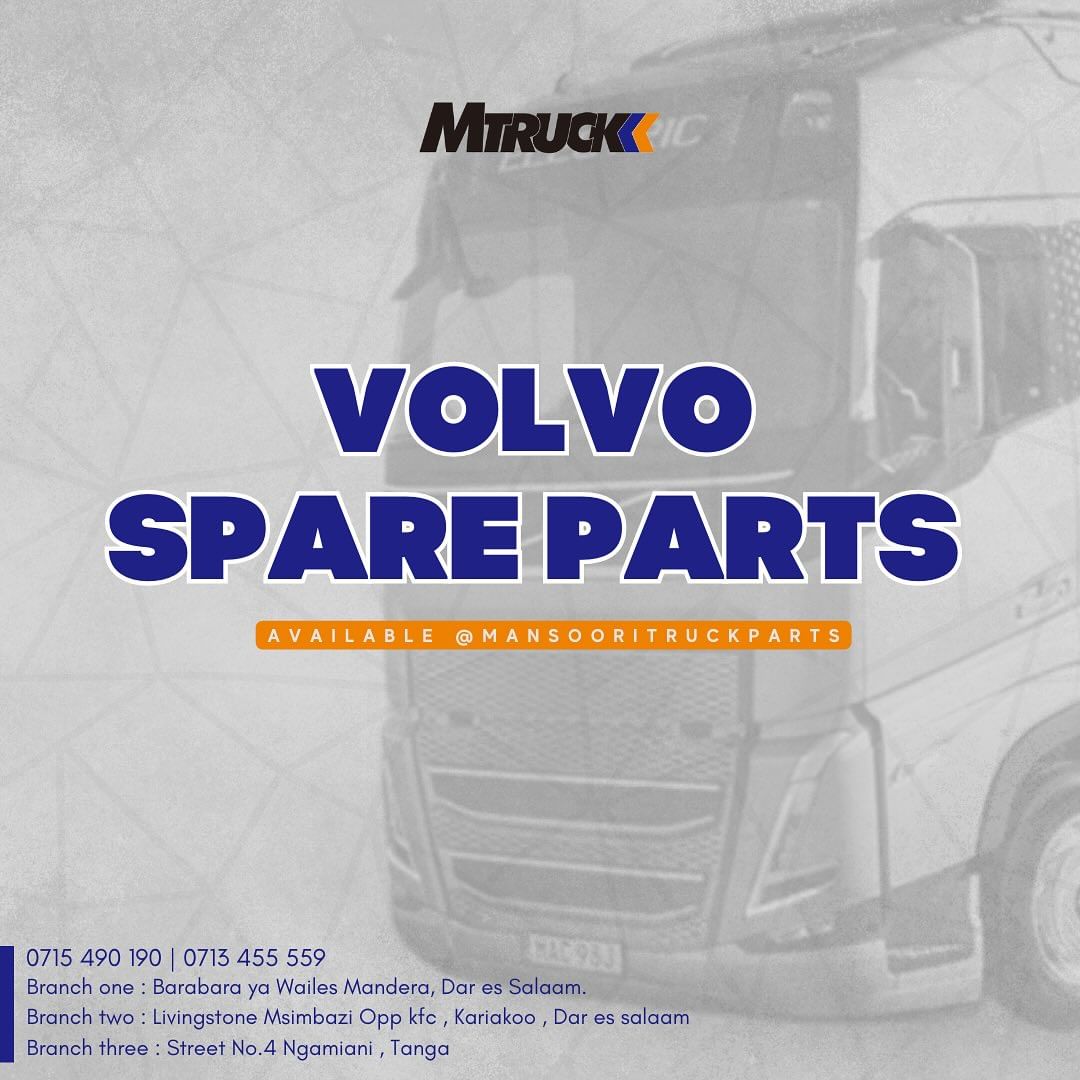 Takeer - VOLVO SPARE PARTS | Available  

📍: BARABARA YA WAILES MANDERA, DAR ES SALAAM
📞 : 