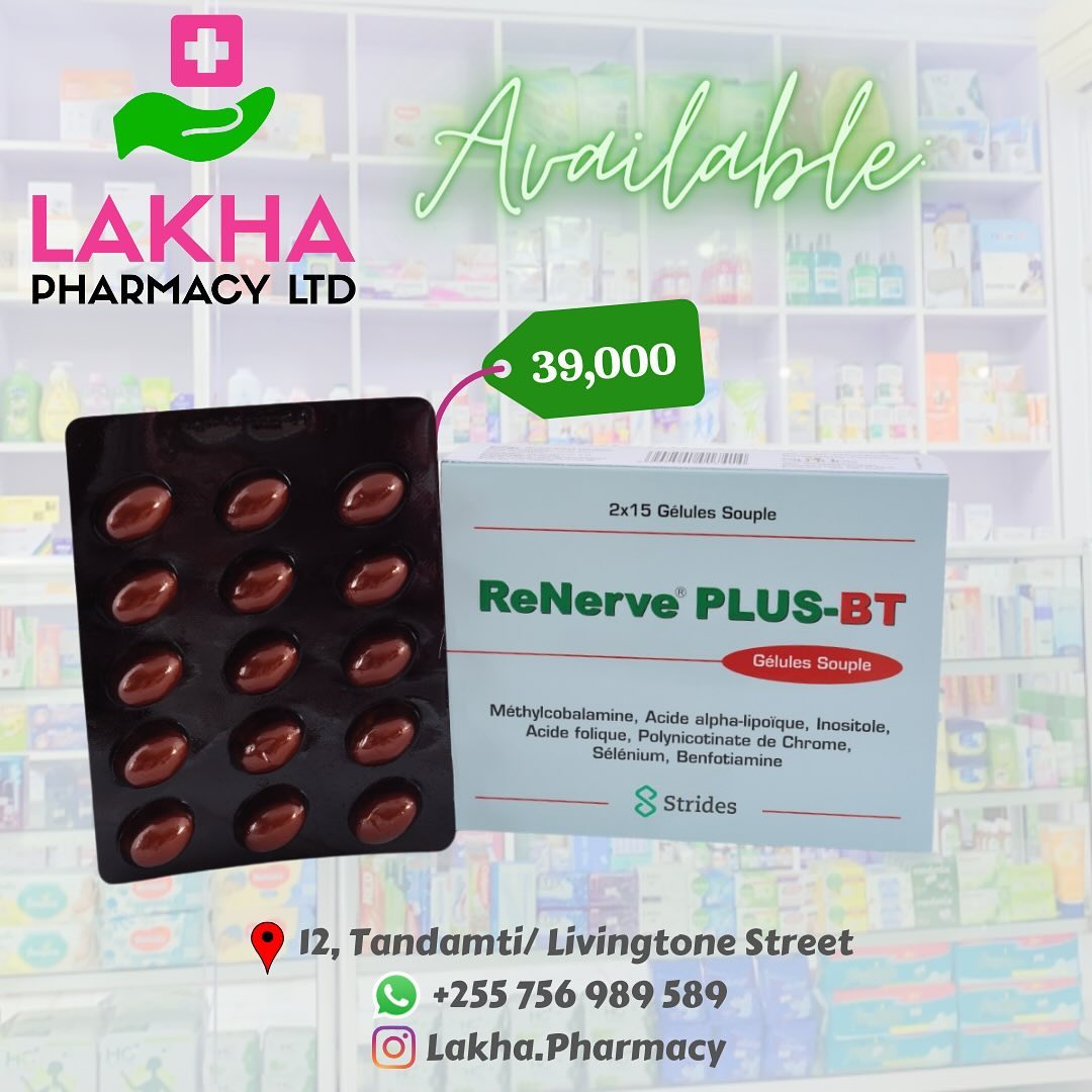 Takeer - Renerve Plus - BT Capsules 30’s
🏷️ 39,000

Renerve Plus - BT Capsule is a multivitamin and mineral supplement. It aids in various conditions like ...