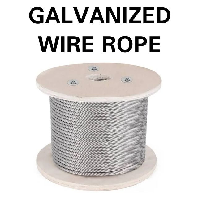 Takeer - GALVANIZED WIRE ROPE 2MM, 3MM, 4MM, 6MM, 8MM, 10MM, 12MM, 14MM, 16MM, 20MM