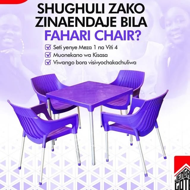 Takeer - Pendezesha , nyumbani , mgahawani au ukumbi wako kwa fahari chair , zinapatikana katika rangi tofauti tofaut, karibu sana 
.
Kwa maelezo piga/whats...