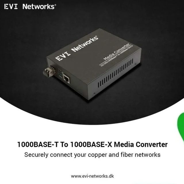 Takeer - Extend your Ethernet network beyond copper limits with EVI Power media Converter.

The media Converter converts copper to fiber, extends network ra...