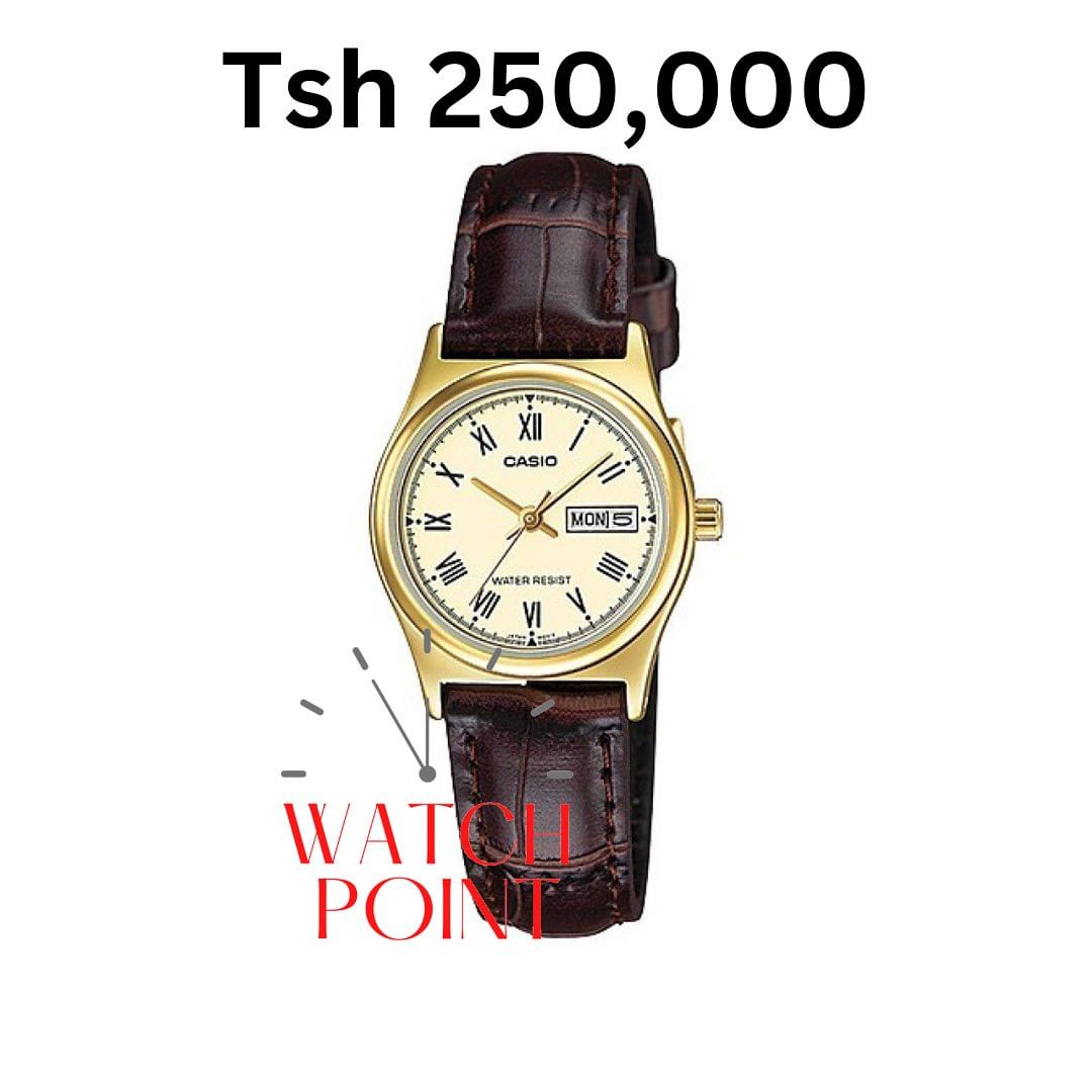 Takeer - CASIO LADIES
Tzs 230,000 - 250,000
Original By Casio 2 Years international Warranty

• genuine leather Band
• 50 meters Water Resistant
• Mineral G...