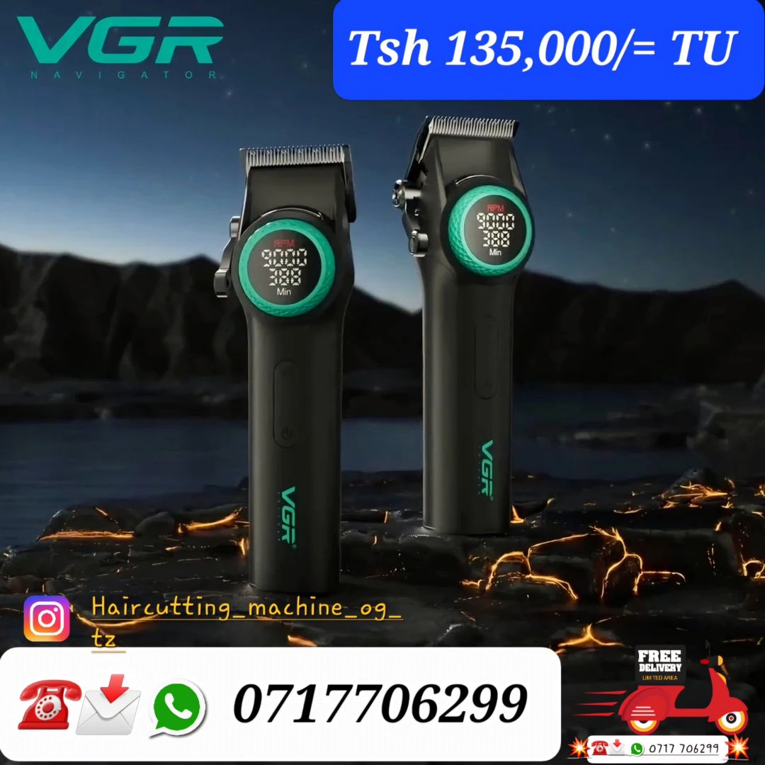 Takeer - VGR-001 NEW MODEL HEAVY-DUTY HIGH QUALITY WIRELESS SHAVING MACHINE OG TSH 135,000/=TU.. ONE OF THE BEST POWERFULL SHAVER  EVER..
MASHINE YA KISASA ...