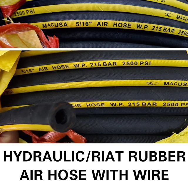 Takeer - HYDRAULIC/RIAT RUBBER AIR HOSE WITH WIRE
8MM, 10MM