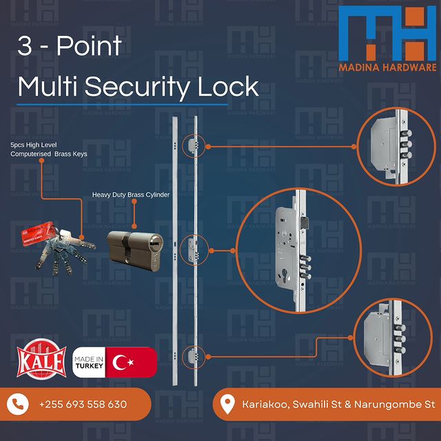 Takeer - Kale Kilit - 3 point Security Lock

Available Wholesale and Retail

📞  

Kindly feel free to contact us regarding any other items that you wish to...