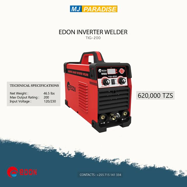 Takeer - OFFER OFFER OFFER !

EDON INVERTER WELDER  for 620,000/=

Contact Us : 
    