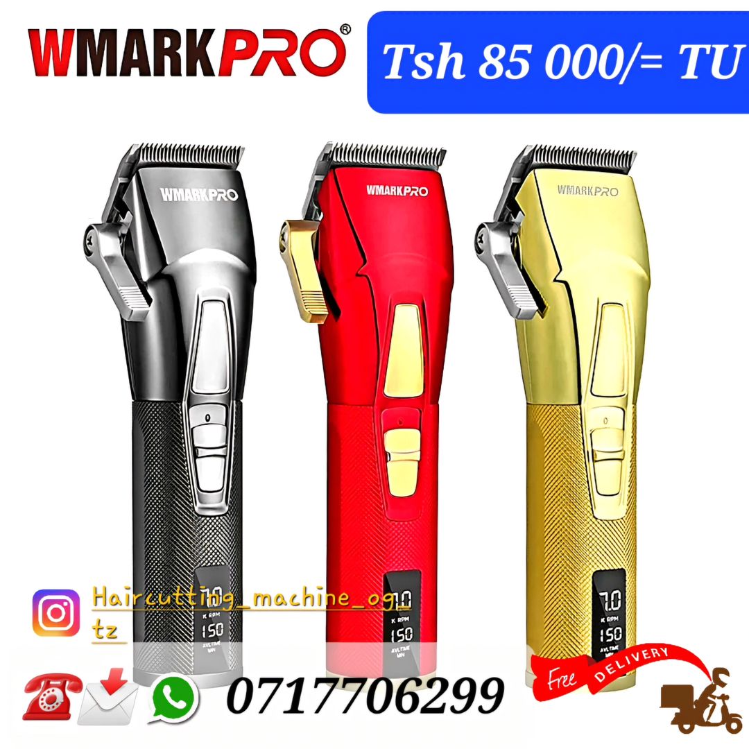 Takeer - WMARK PRO Double speed SHAVING MACHINE OG
MASHINE YA KISASA YA KUNYOA (WIRELESS)TSH. 85,000/= TU. INA NGUVU NA IMARA SANA IKO FULL PACKAGE
Kwa matu...