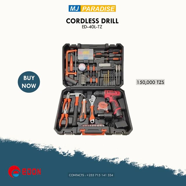 Takeer - OFFER OFFER OFFER !!

PATA CORDLESS DRILL KWA 150,000/=

Contact Us : 
     